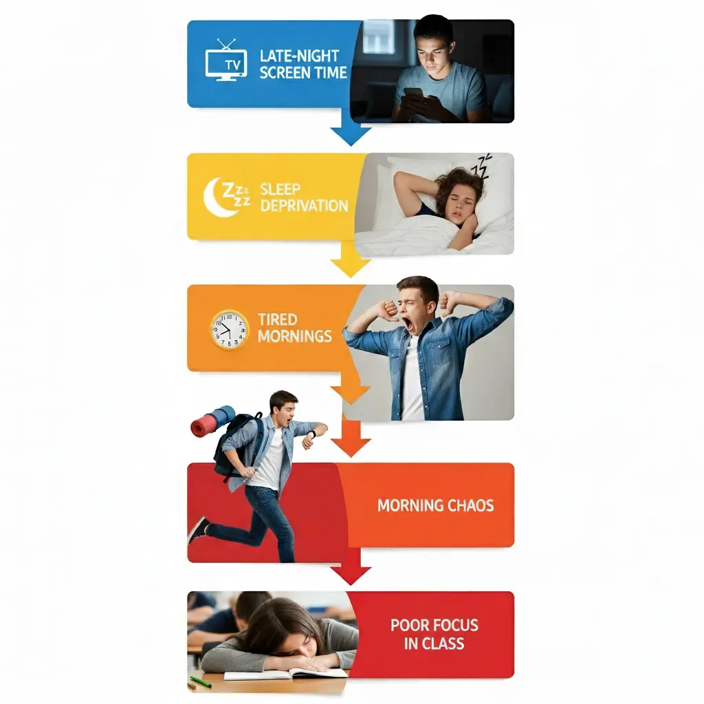 flawed student daily routine